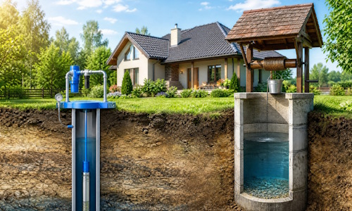 Автономное водоснабжение загородного дома Усть-Илимск: скважина или колодец 